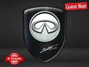 Infiniti Domed Stickers High Quality Premium Max Durable